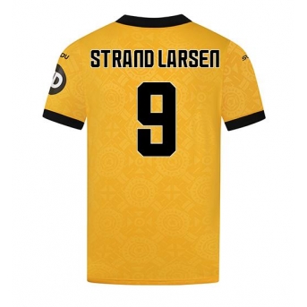 Billige Fotballdrakt Wolves Jorgen Strand Larsen #9 Replika Hjemmedrakt 2025-26 Kortermet